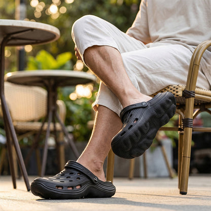 Clogs For Men Arch Support Slippers Beach Sandals Geometric Soft Non Slip EVA Summer Shoes