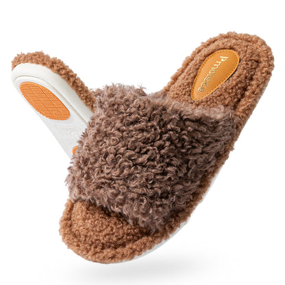 House Slides For Women Fuzzy Non-Slip House Slippers For Women Indoor