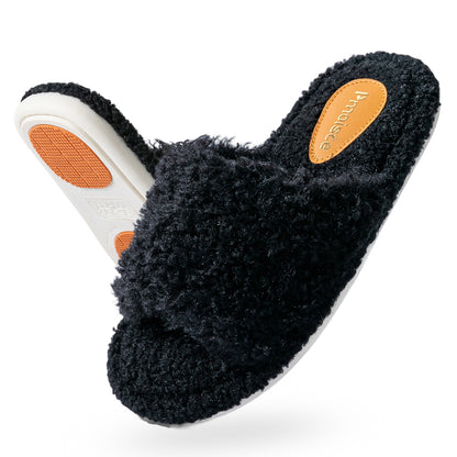 House Slides For Women Fuzzy Non-Slip House Slippers For Women Indoor