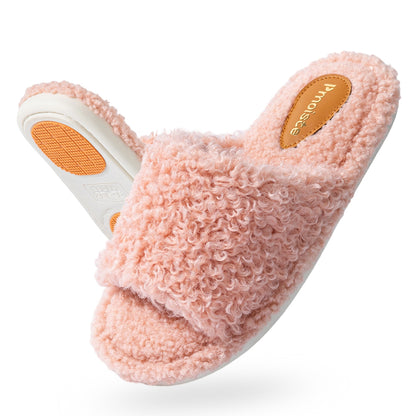 House Slides For Women Fuzzy Non-Slip House Slippers For Women Indoor