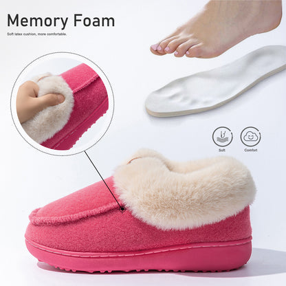 House Boots Slippers For Women Felt Design Winter Home Shoes Warm