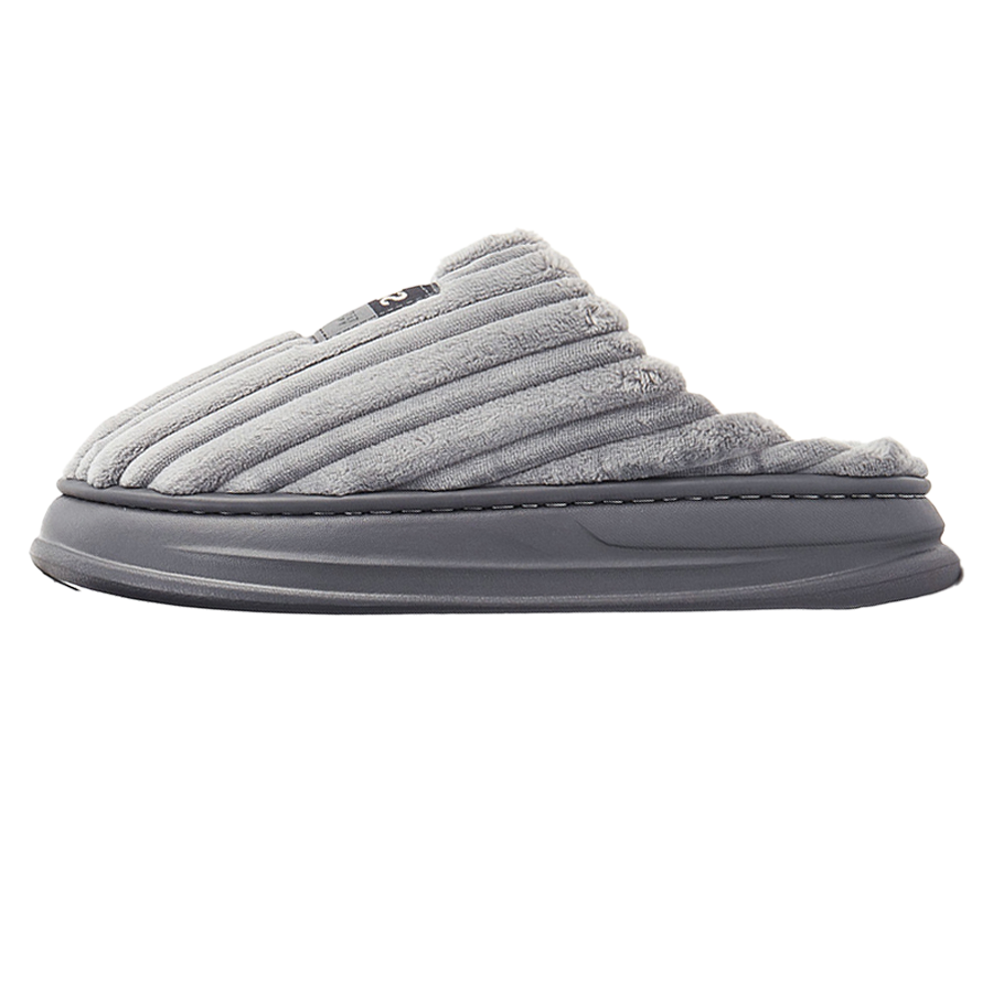Men Winter Warm Fashion Corduroy Stripes Slippers