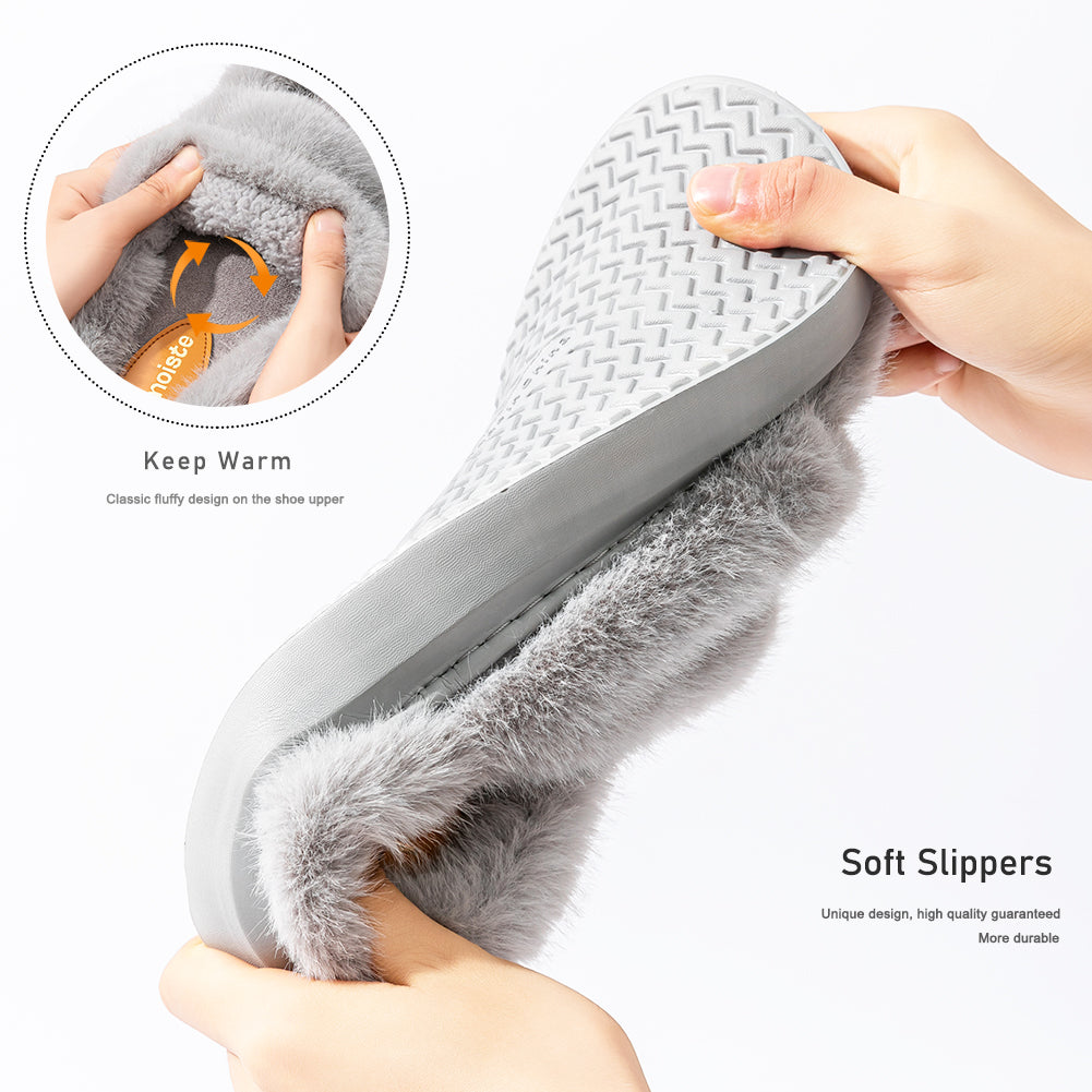 House Slides For Women Furry House Slippers For Women Platform EVA