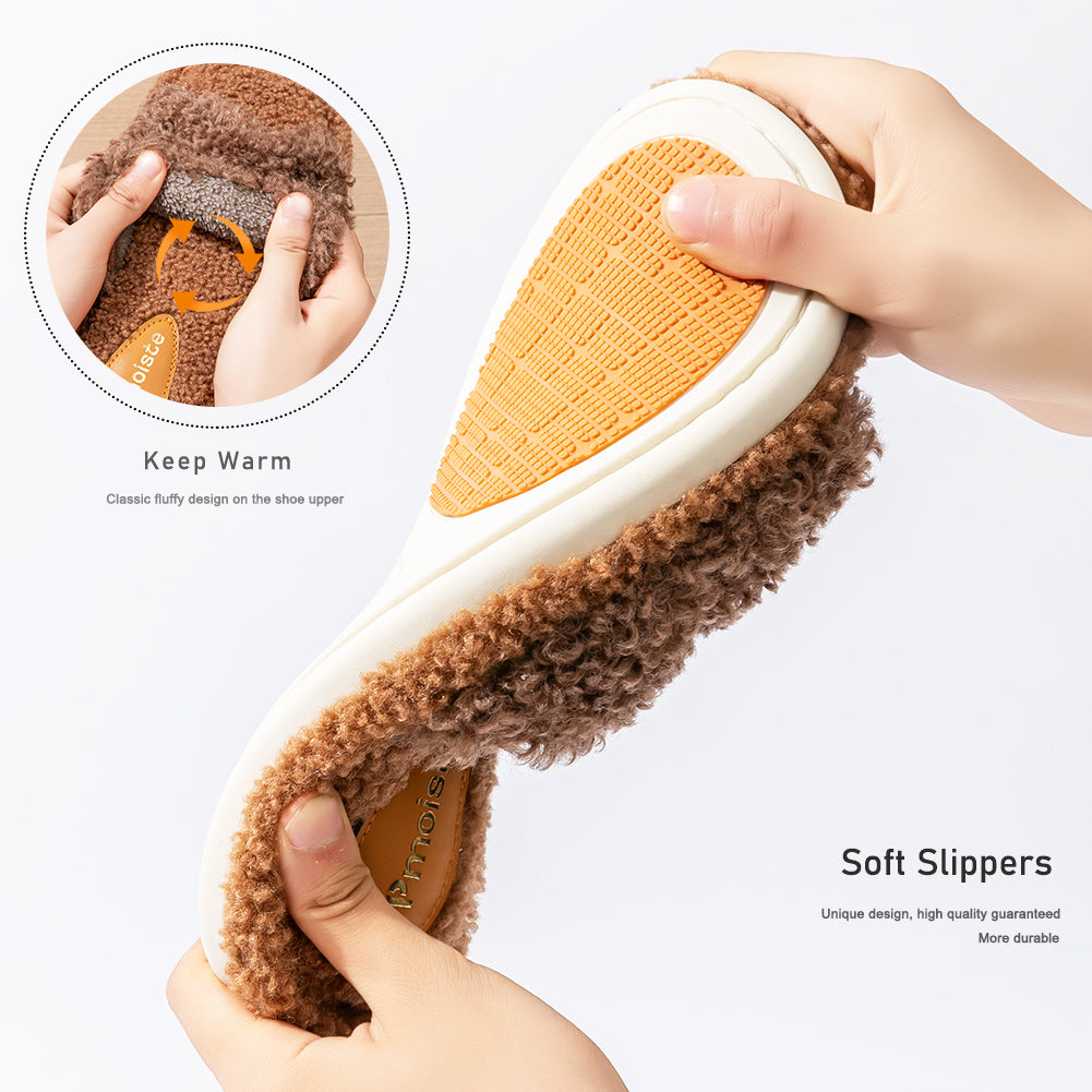 House Slides For Women Fuzzy Non-Slip House Slippers For Women Indoor