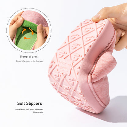 House Slippers For Women  Cotton Platform Winter Home Shoes  Garden