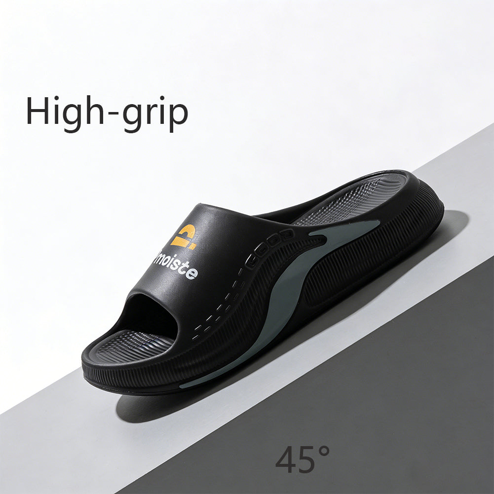 Slides For Men Arch Support Slippers Geometric Soft Non Slip Summer Shoes EVA Platform Sandals