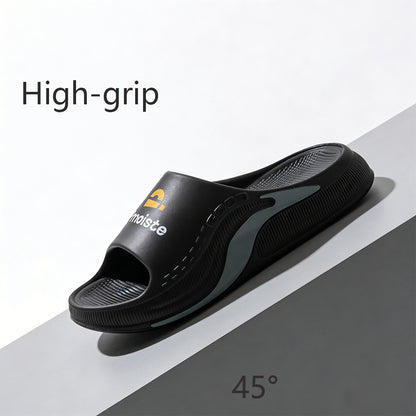 Slides For Men Arch Support Slippers Geometric Soft Non Slip Summer Shoes EVA Platform Sandals