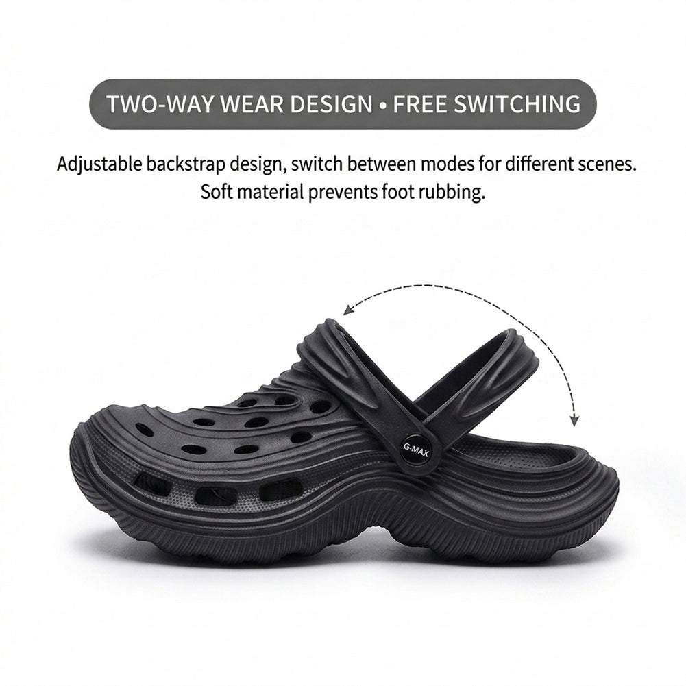 Clogs For Men Arch Support Slippers Beach Sandals Geometric Soft Non Slip EVA Summer Shoes