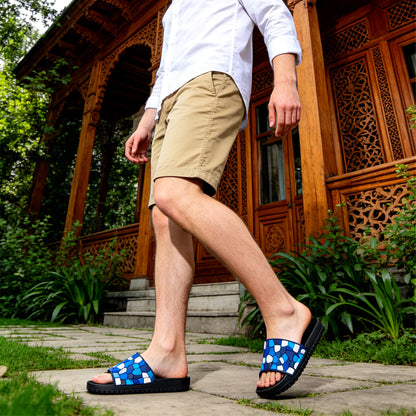 Slippers For Men Geometric Camouflage Soft Non Slip Summer Shoes