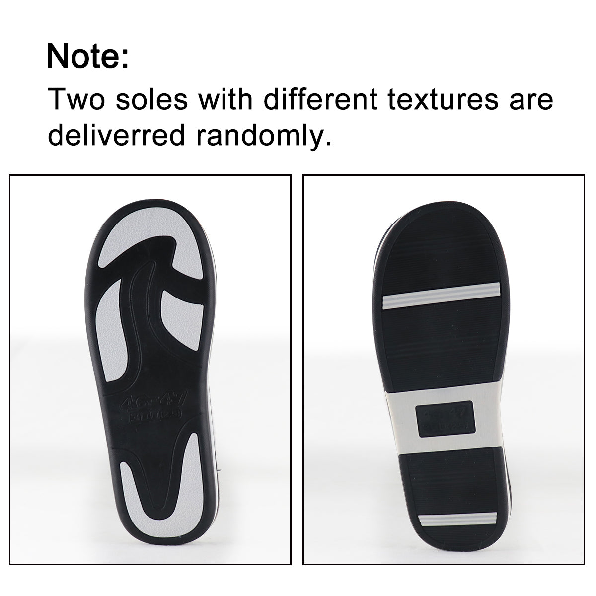 TPR Lightweight Slippers B | Men Winter Slippers with PU Leather