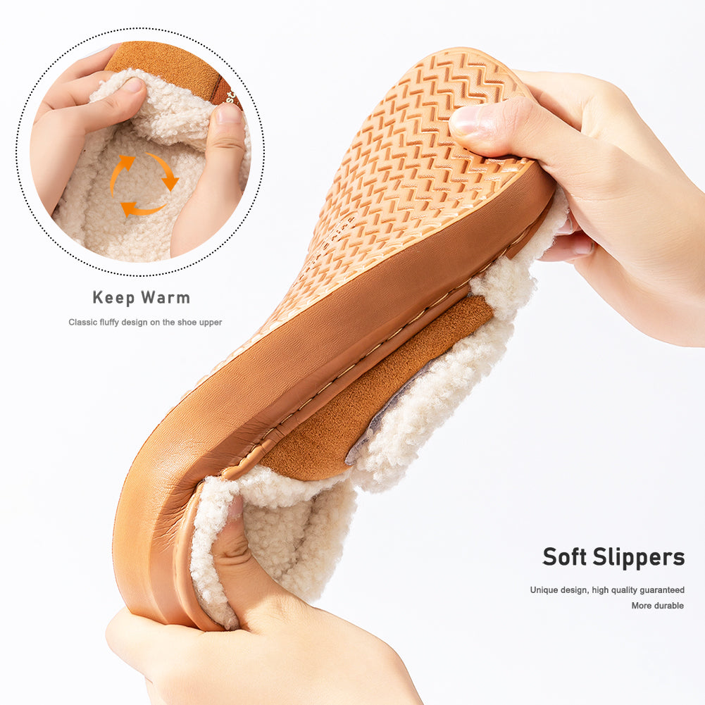 House Slides For Women Velcro Fuzzy House Slippers For Women Platform