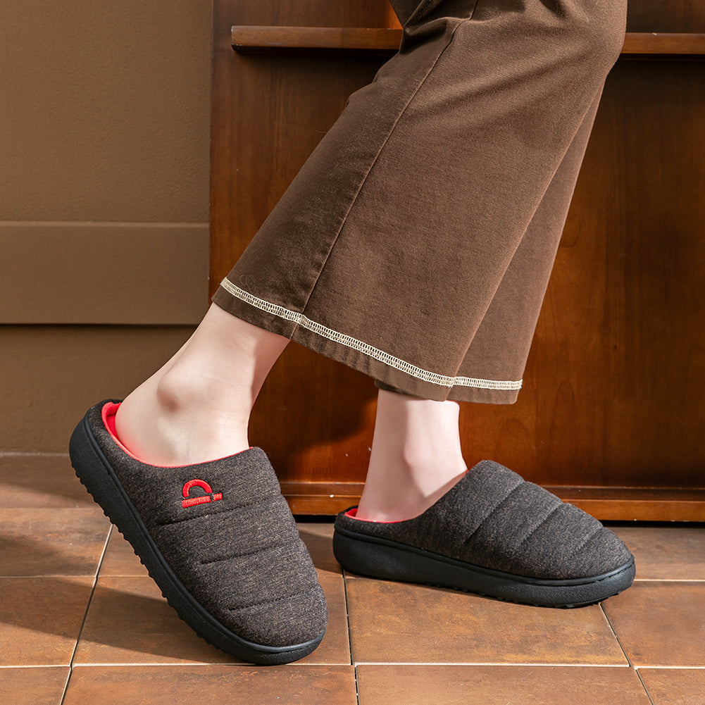 House Slippers For Women  Cotton Platform Winter Home Shoes  Garden