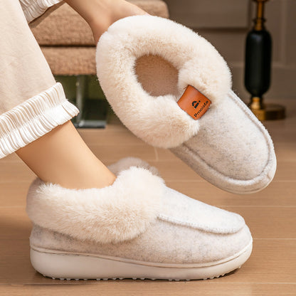 House Boots Slippers For Women Felt Design Winter Home Shoes Warm