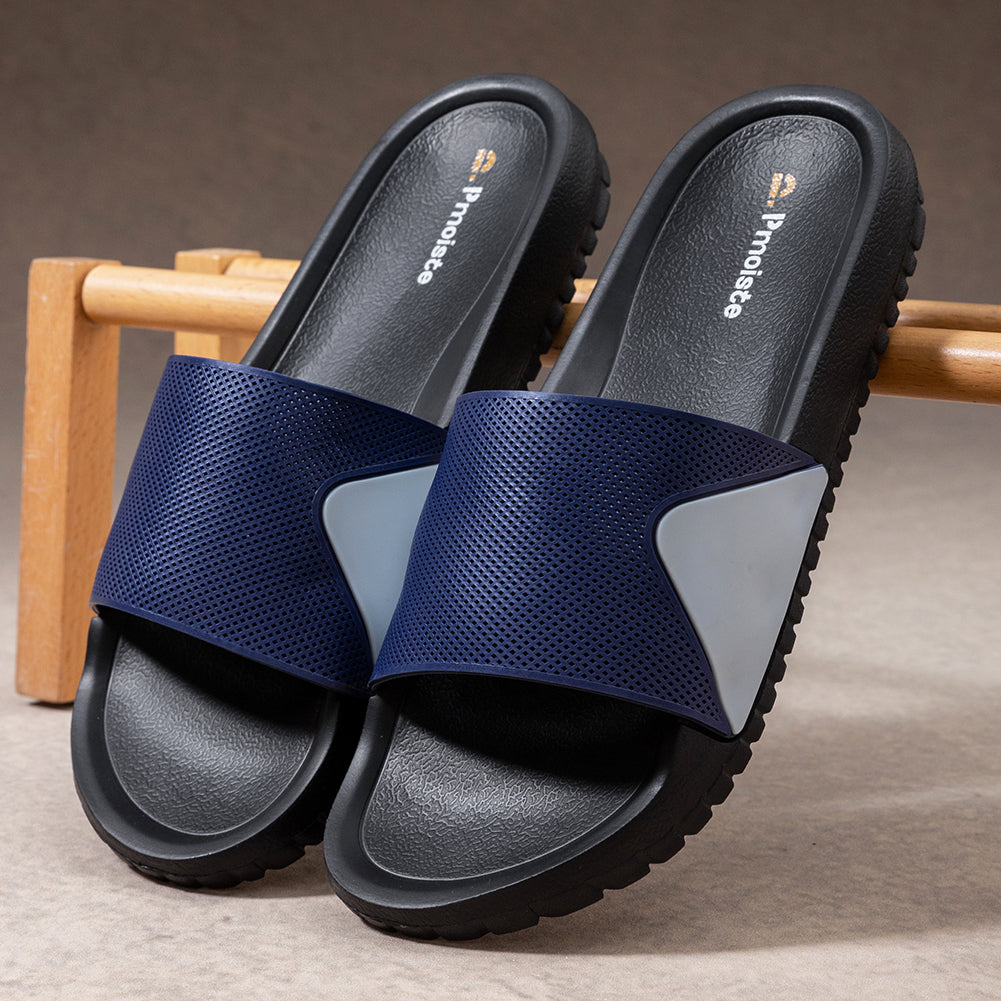 Slippers For Men Color Blocking Soft Non Slip Summer Shoes