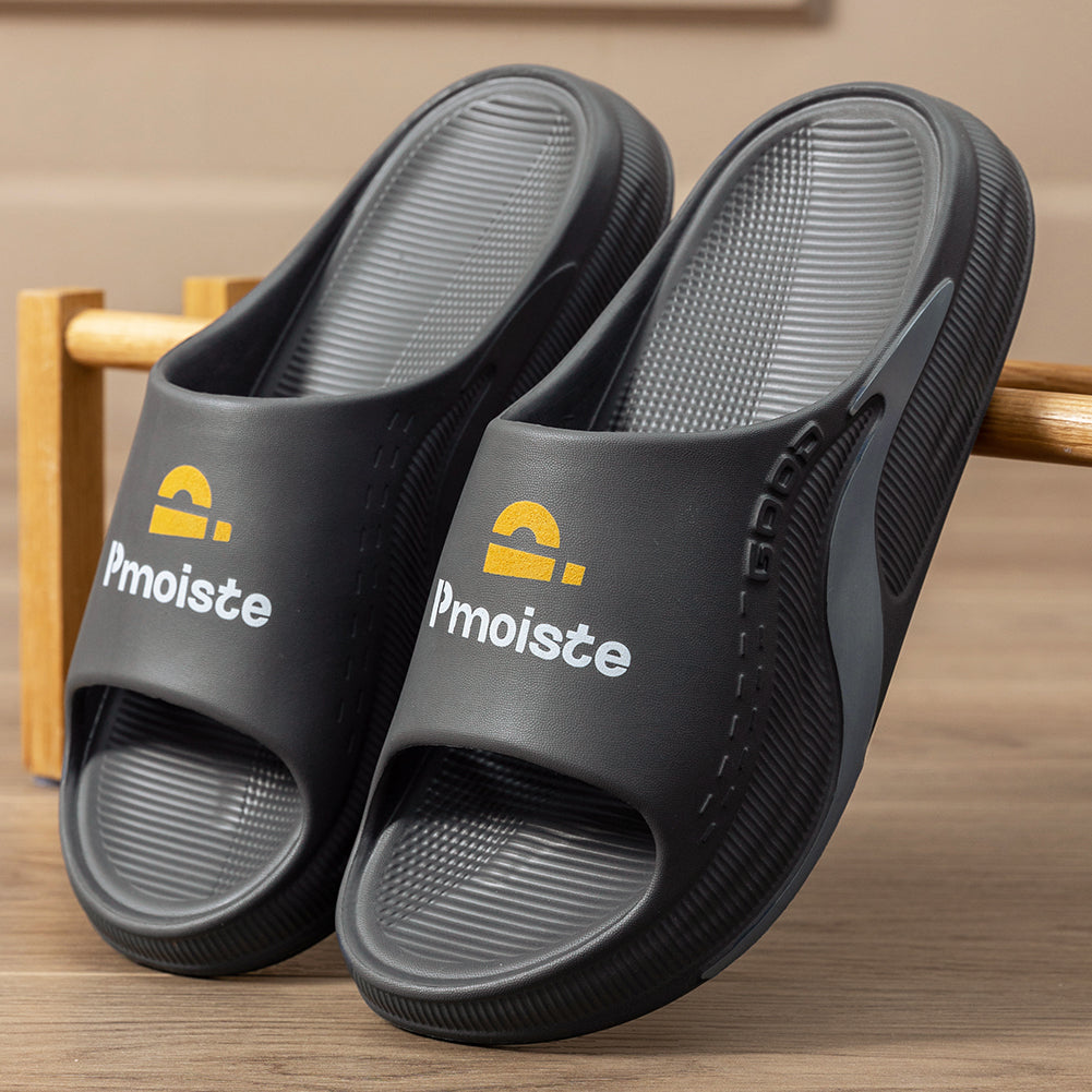 Slides For Men Arch Support Slippers Geometric Soft Non Slip Summer Shoes EVA Platform Sandals