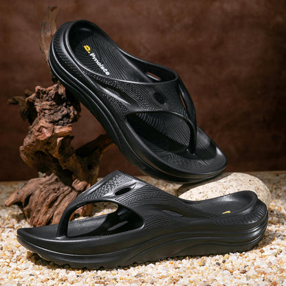 Flip Flops For Men Arch Support Hollow Platform Wedge Sandals Non Slip Beach Summer Shoes