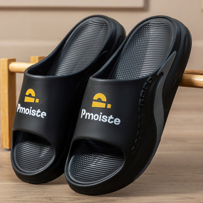 Slides For Men Arch Support Slippers Geometric Soft Non Slip Summer Shoes EVA Platform Sandals