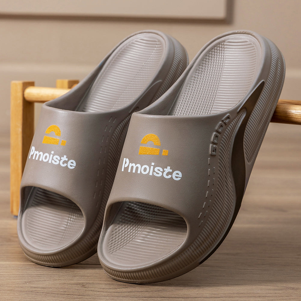 Slides For Men Arch Support Slippers Geometric Soft Non Slip Summer Shoes EVA Platform Sandals