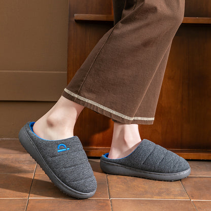 House Slippers For Women  Cotton Platform Winter Home Shoes  Garden