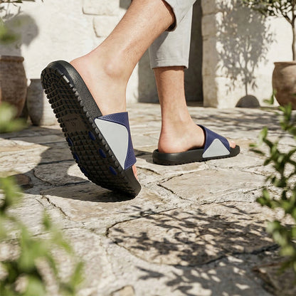 Slippers For Men Color Blocking Soft Non Slip Summer Shoes